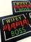"Wifey, Mama, Boss" (Blk, Red, Yellow) Iron-on Patch for Denim Jackets, Size 4"x4" inches